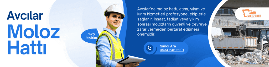 avcılar moloz atımı